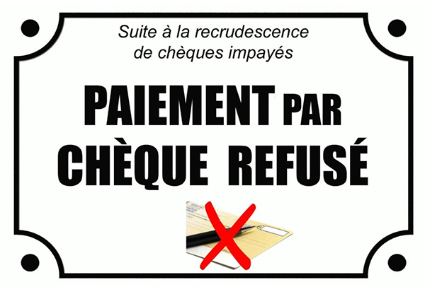 paiement par chèque