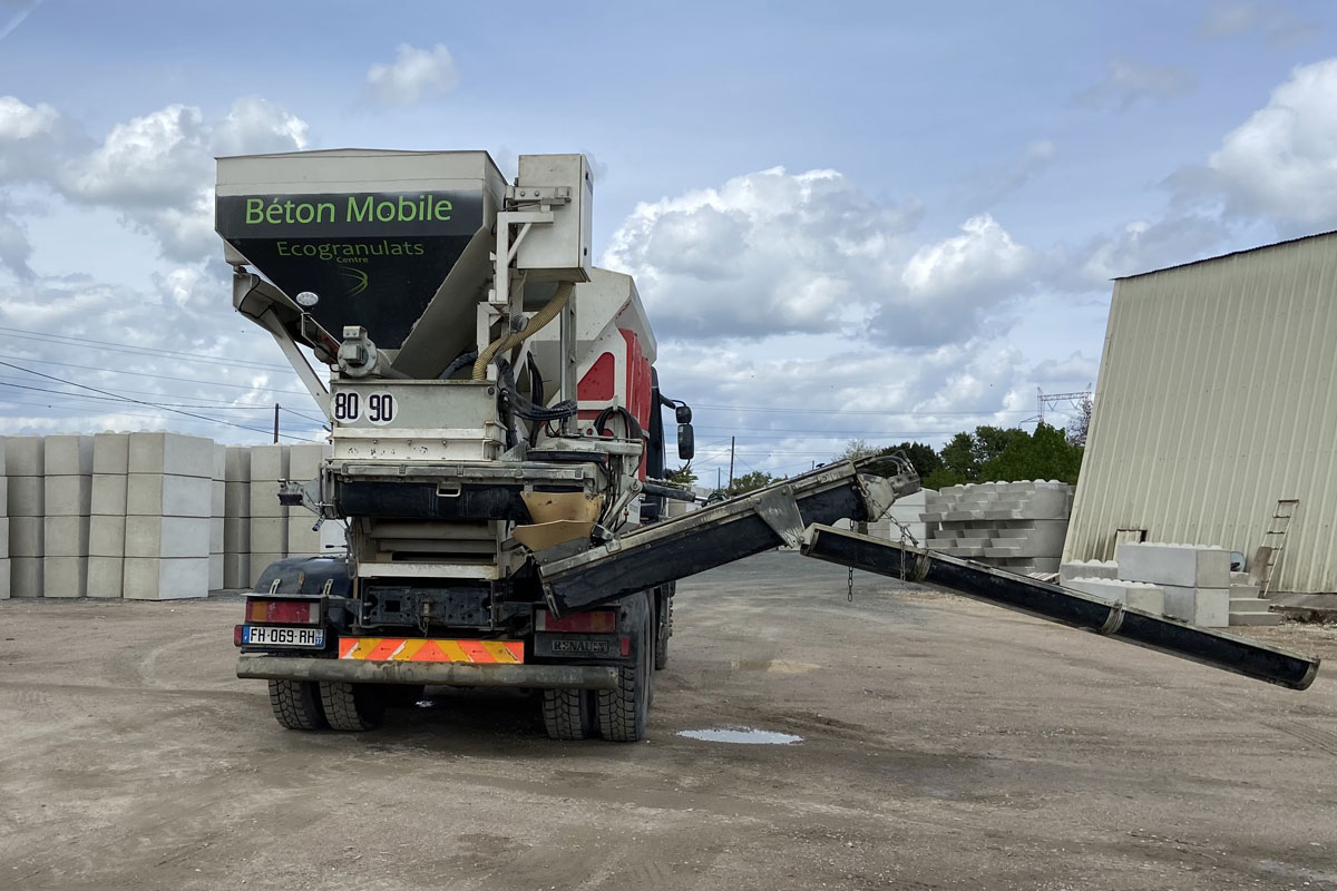 béton pret à l'emploi